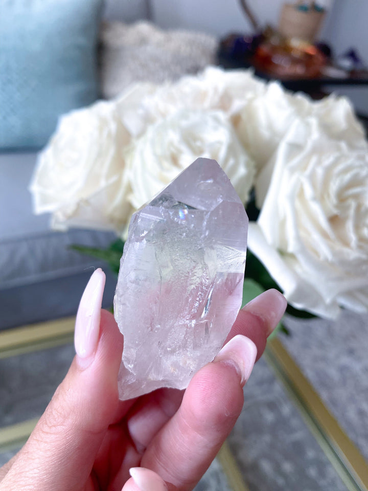 Lemurian Star Seed Quartz with a key- Get Exact listing - 2.5" Long