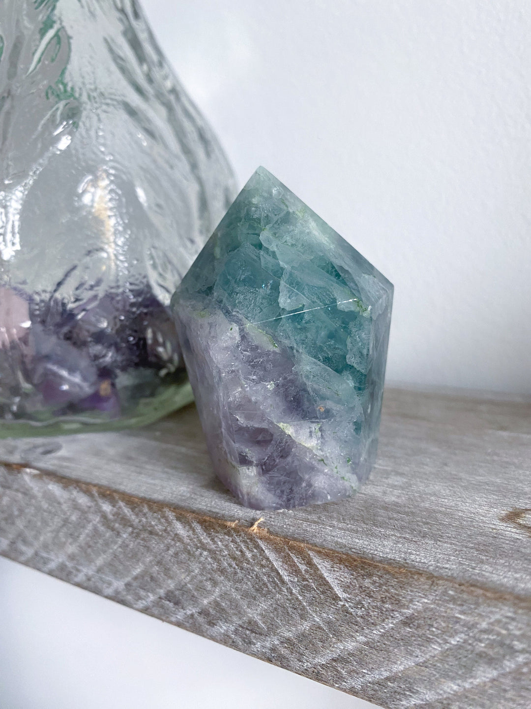 Crackle Rainbow Fluorite Tower - Get Exact Item