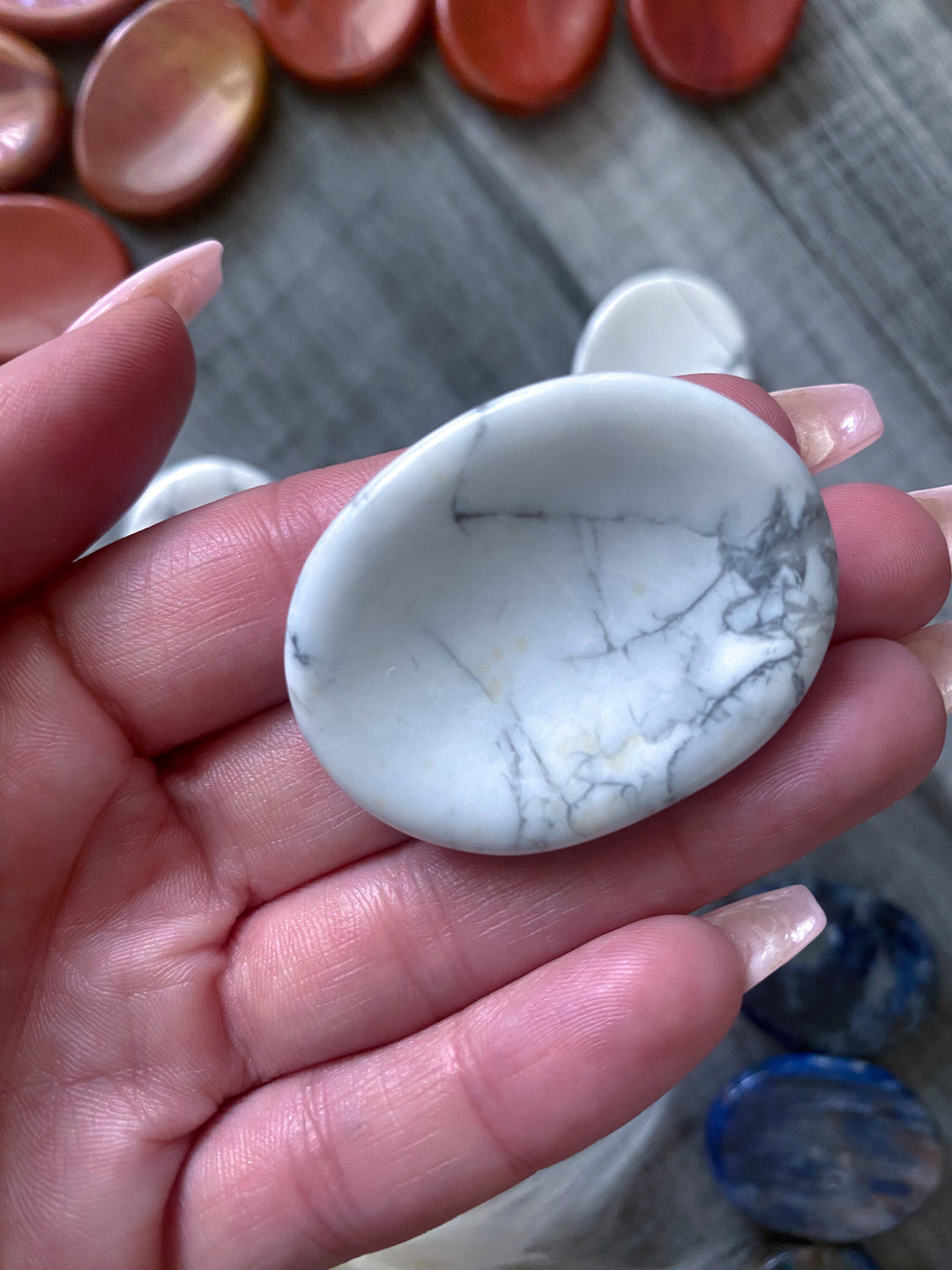 Howlite Worry Stone