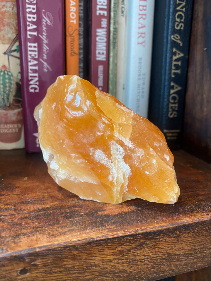 Gummy Orange Calcite Chunk - Get Exact Piece