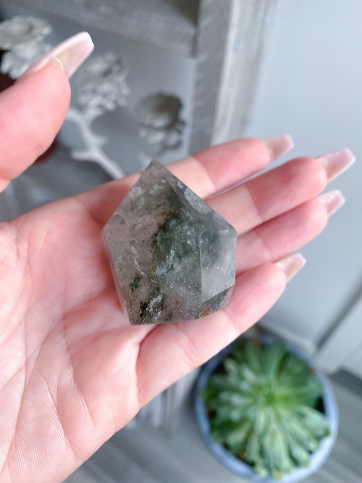 Small Garden Quartz Point 1.5" - Get this Exact Piece - Power - Creativity - Transformation - Sleep - Clarity - Synchronicity - Grounding