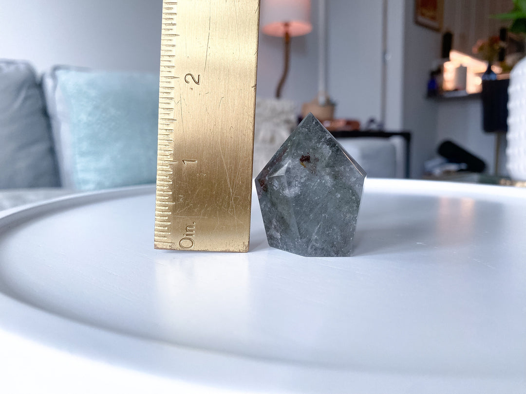 Small Garden Quartz Point 1.5" - Get this Exact Piece - Power - Creativity - Transformation - Sleep - Clarity - Synchronicity - Grounding