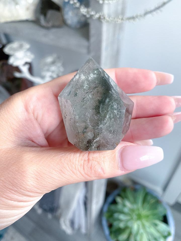 Small Garden Quartz Point 1.5" - Get this Exact Piece - Power - Creativity - Transformation - Sleep - Clarity - Synchronicity - Grounding
