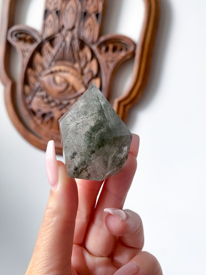 Small Garden Quartz Point 1.5" - Get this Exact Piece - Power - Creativity - Transformation - Sleep - Clarity - Synchronicity - Grounding