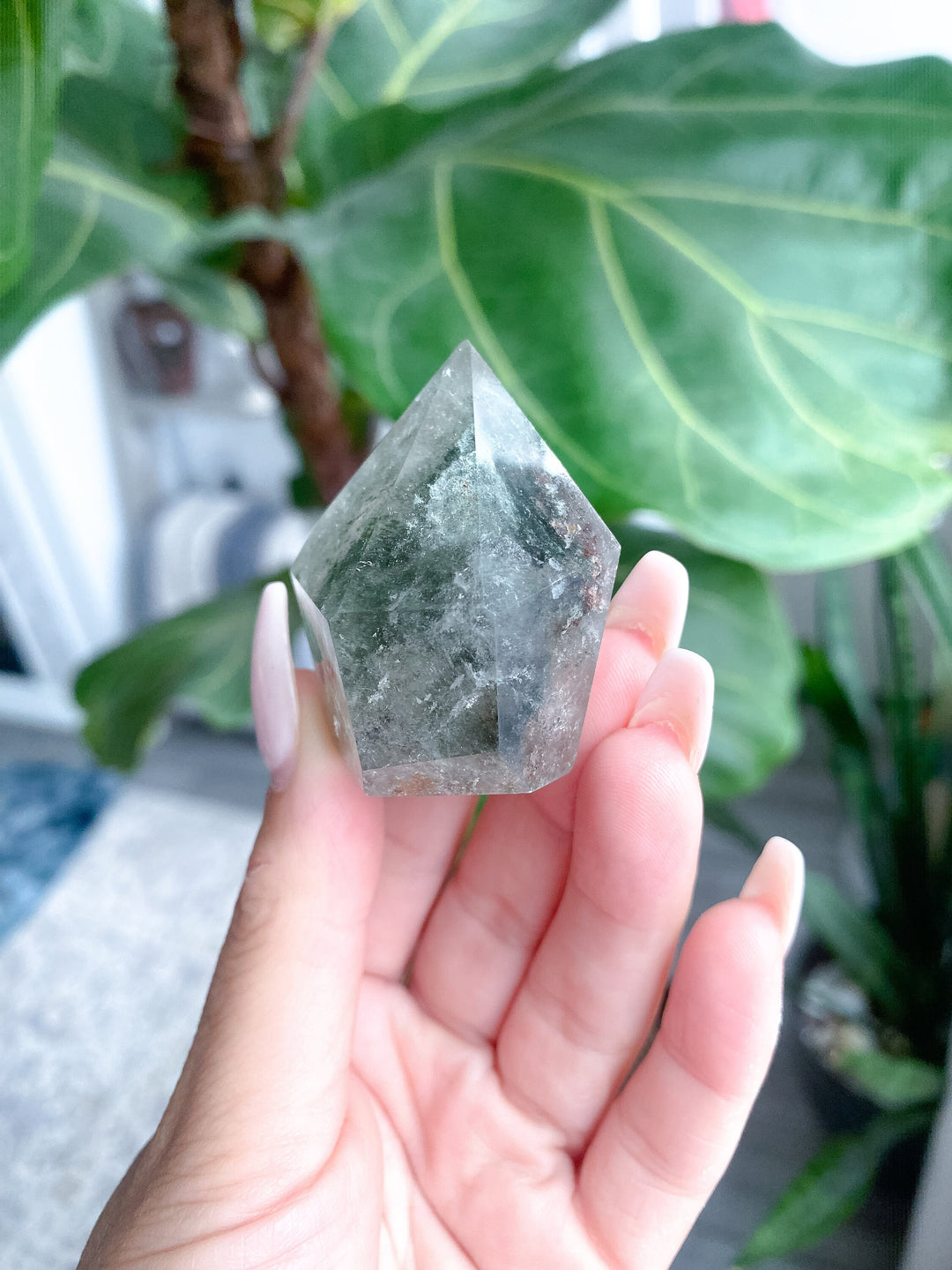 Small Garden Quartz Point 1.5" - Get this Exact Piece - Power - Creativity - Transformation - Sleep - Clarity - Synchronicity - Grounding
