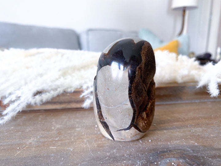 Small Septarian Dragon Egg - Geode Druzy Egg - Septarian Dragon Egg - Get Exact Item Listed