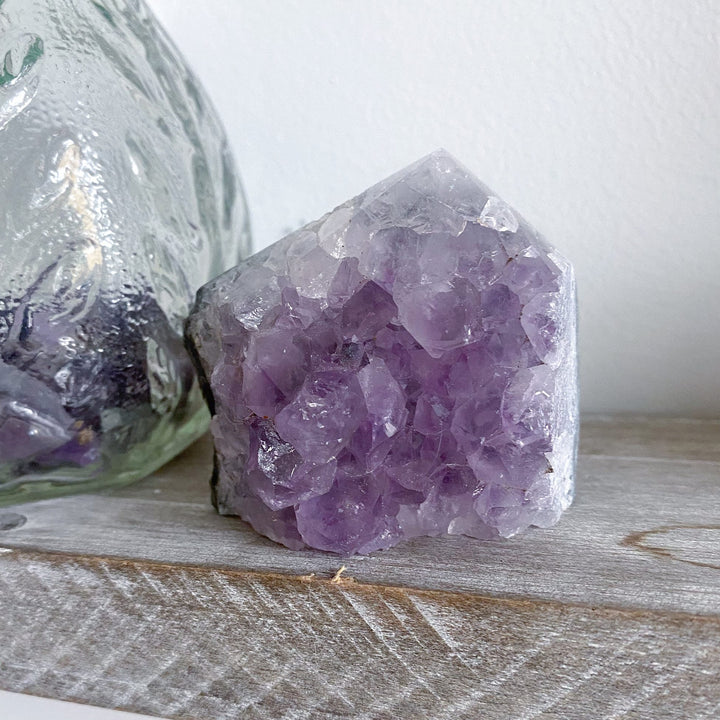 Small Polished Lavender Amethyst Cluster #4