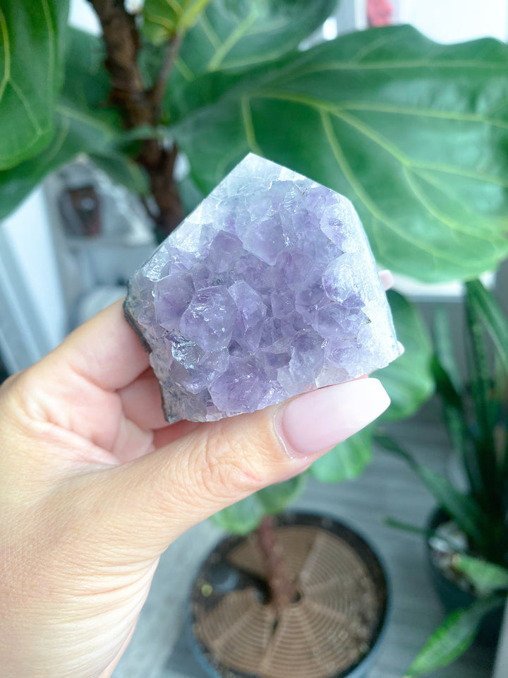 Small Polished Lavender Amethyst Cluster #4