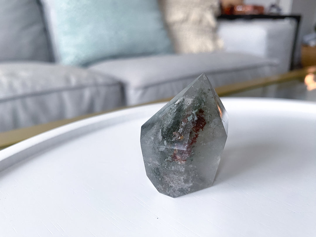 Small Garden Quartz Point 1.5" - Get this Exact Piece - Power - Creativity - Transformation - Sleep - Clarity - Synchronicity - Grounding