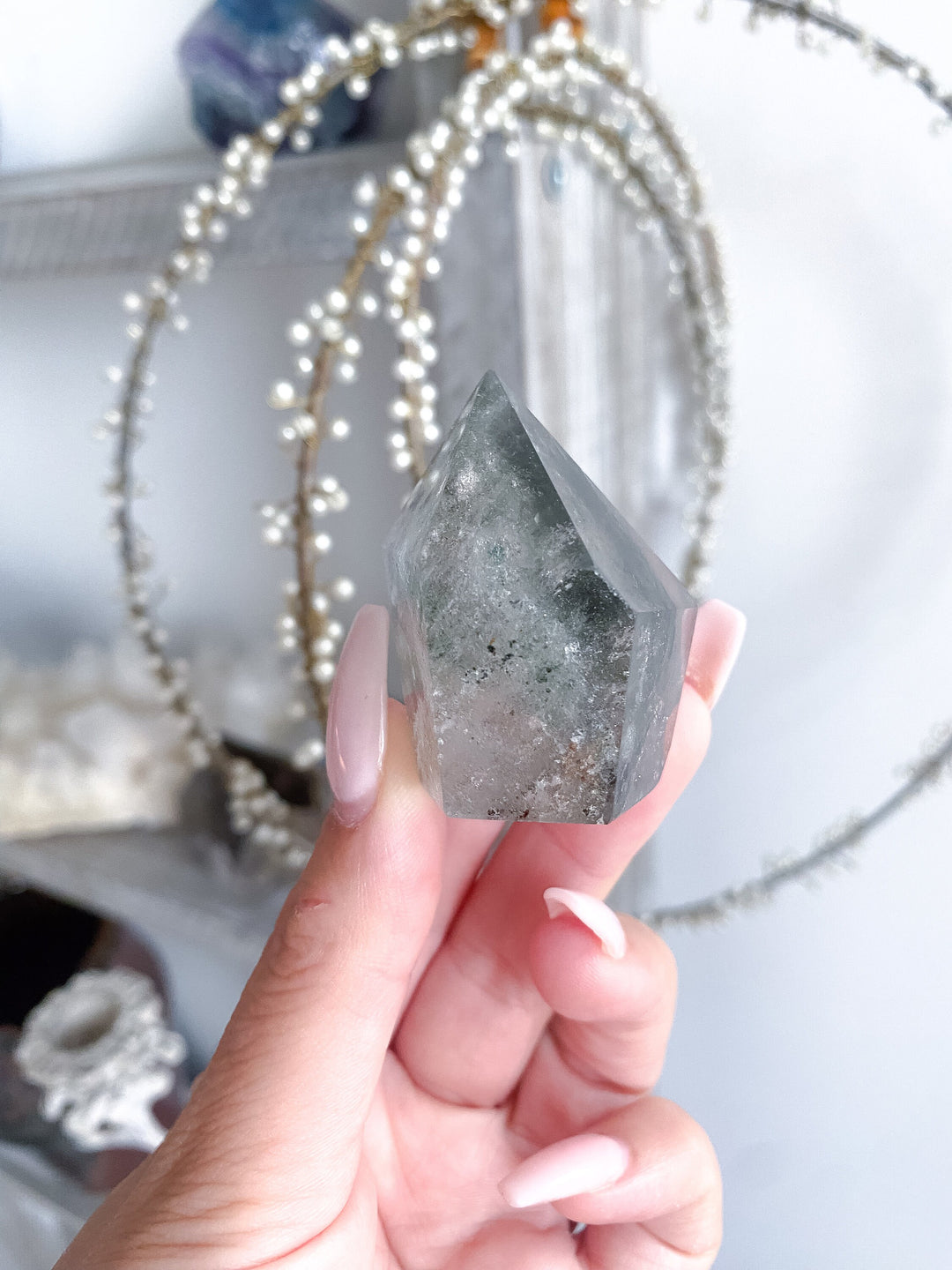 Small Garden Quartz Point 1.5" - Get this Exact Piece - Power - Creativity - Transformation - Sleep - Clarity - Synchronicity - Grounding