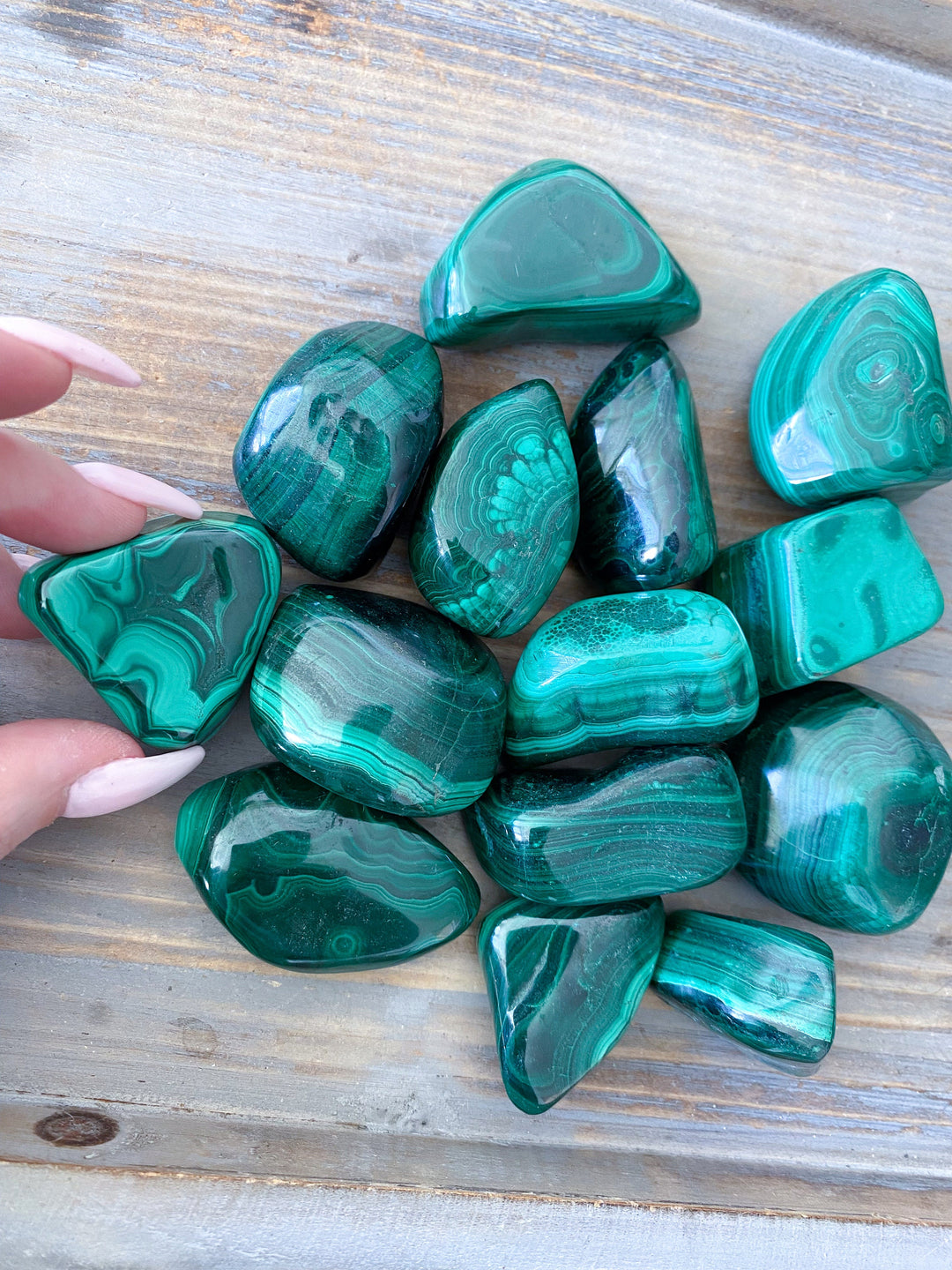 Malachite Pebble