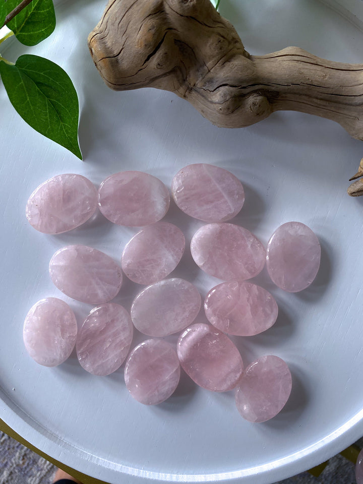 Rose Quartz Worry Stone