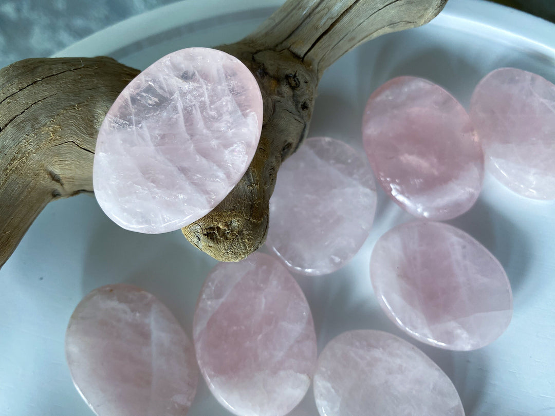 Rose Quartz Worry Stone