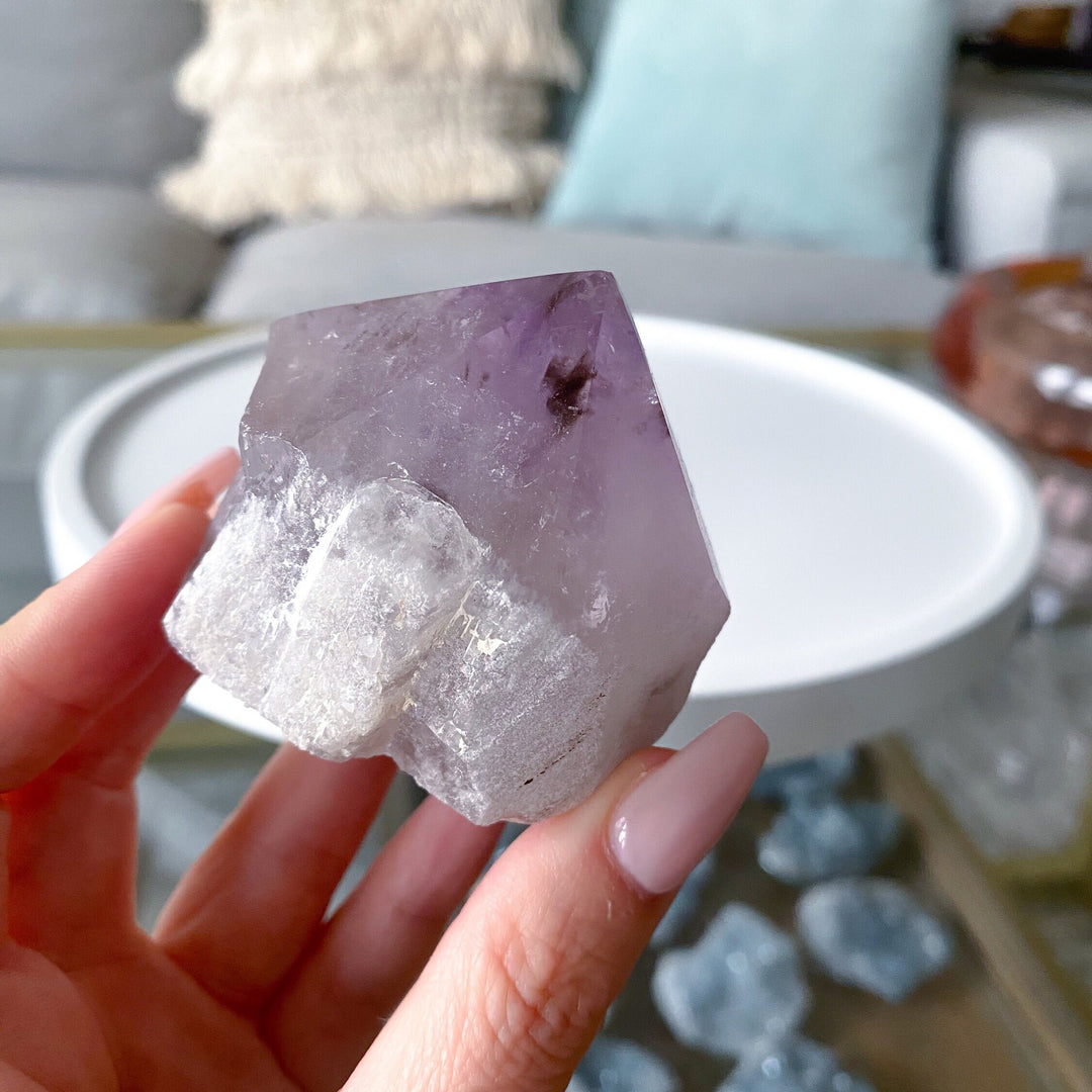 Brandenburg Amethyst Point - Protection Stone - Energy Cleanse Crystal - Calming Crystal - Creativity - Psychic Protection