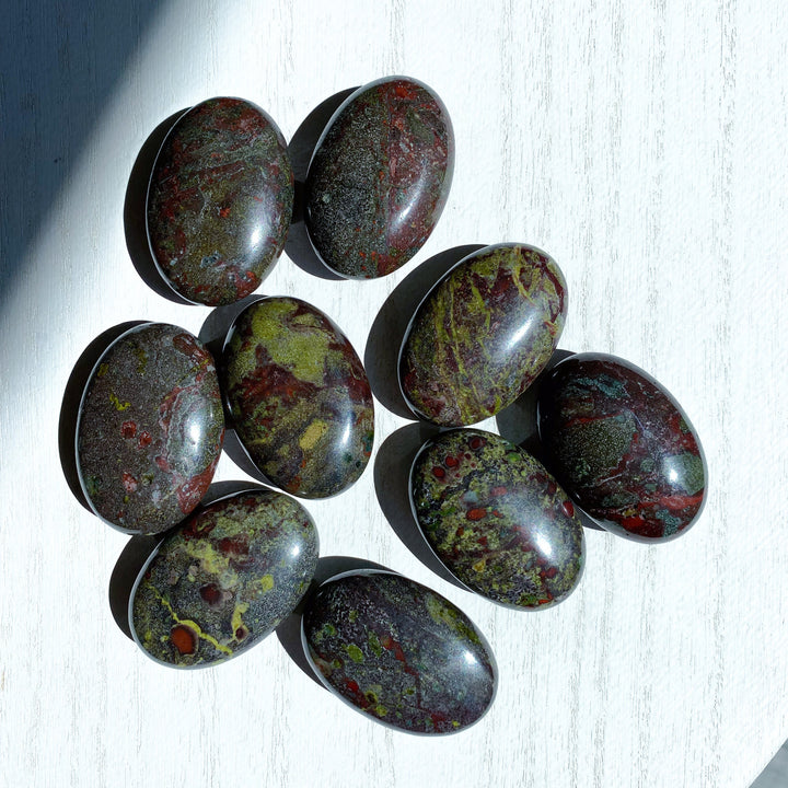 Dragon's Blood Small Palm Stones - Increase Power - Kundalini