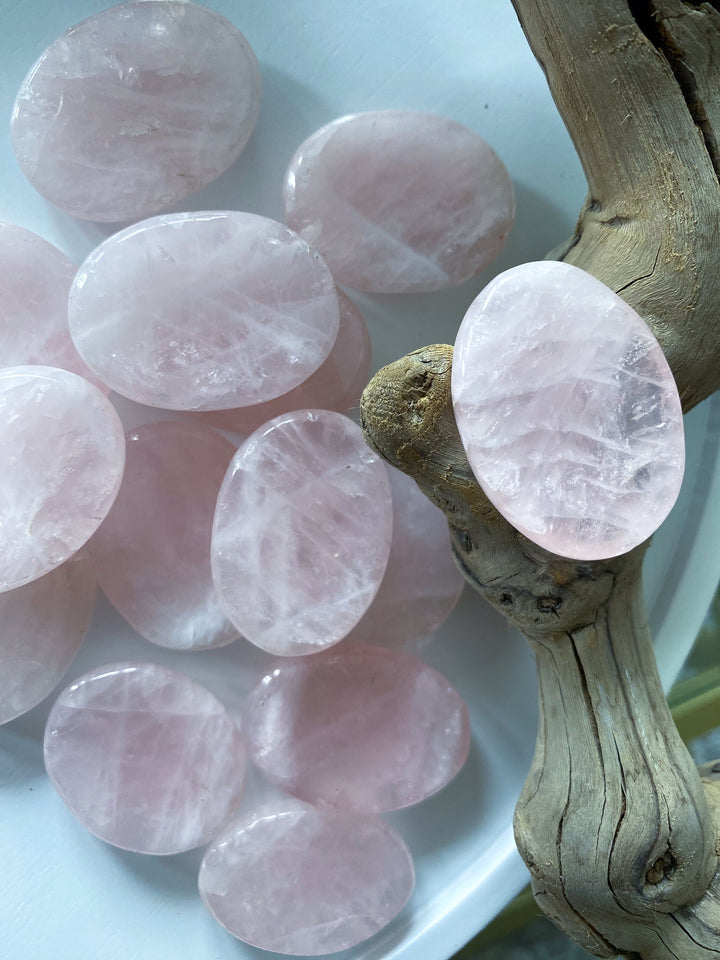 Rose Quartz Worry Stone