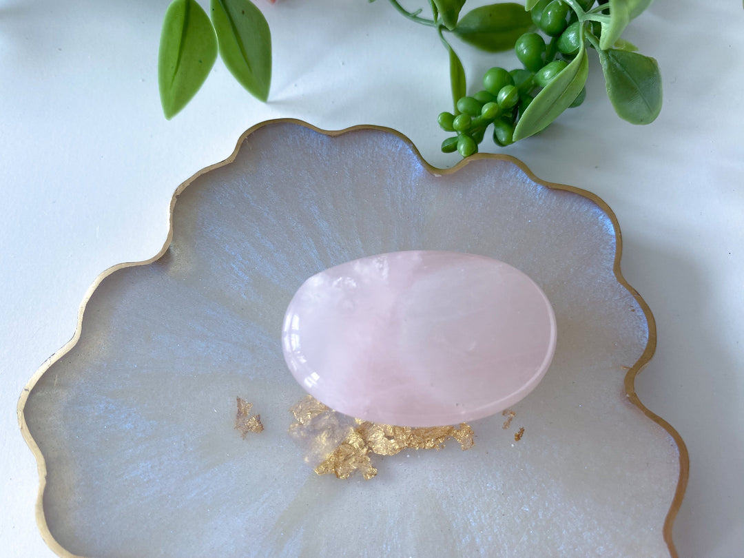 Rose Quartz Small Palm