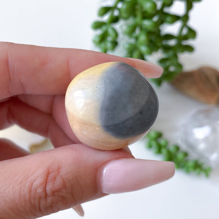 Ombre Maligano Jasper Tumbled Stone - Get Exact Item