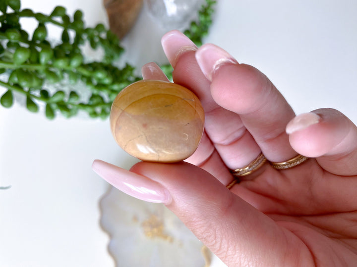 Ombre Maligano Jasper Tumbled Stone - Get Exact Item