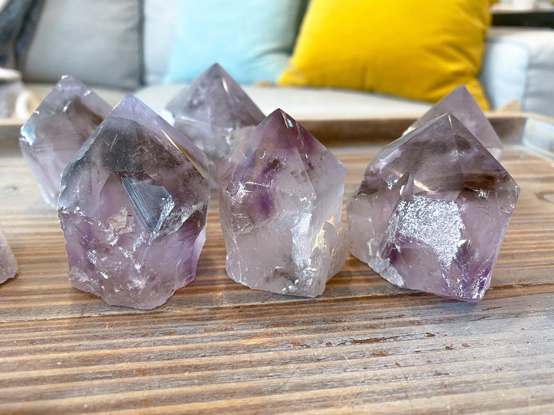 Brandenburg Amethyst Point - Protection Stone - Energy Cleanse Crystal - Calming Crystal - Creativity - Psychic Protection