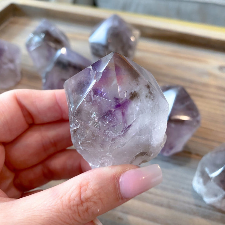 Brandenburg Amethyst Point - Protection Stone - Energy Cleanse Crystal - Calming Crystal - Creativity - Psychic Protection