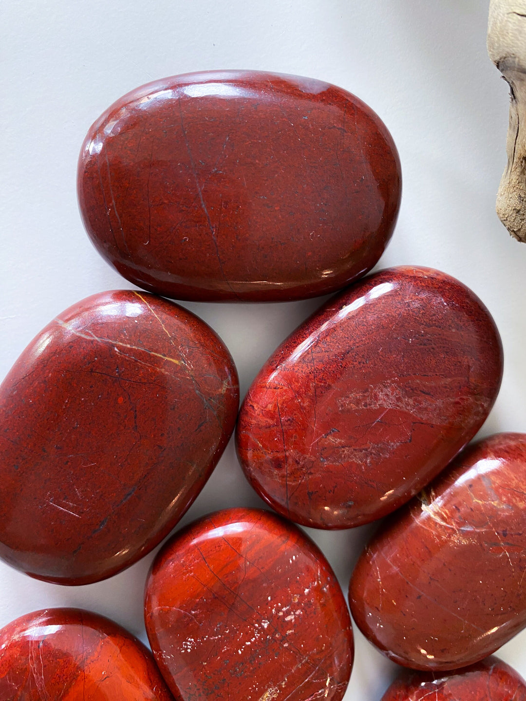 Red Jasper Palm Stone: Grounding