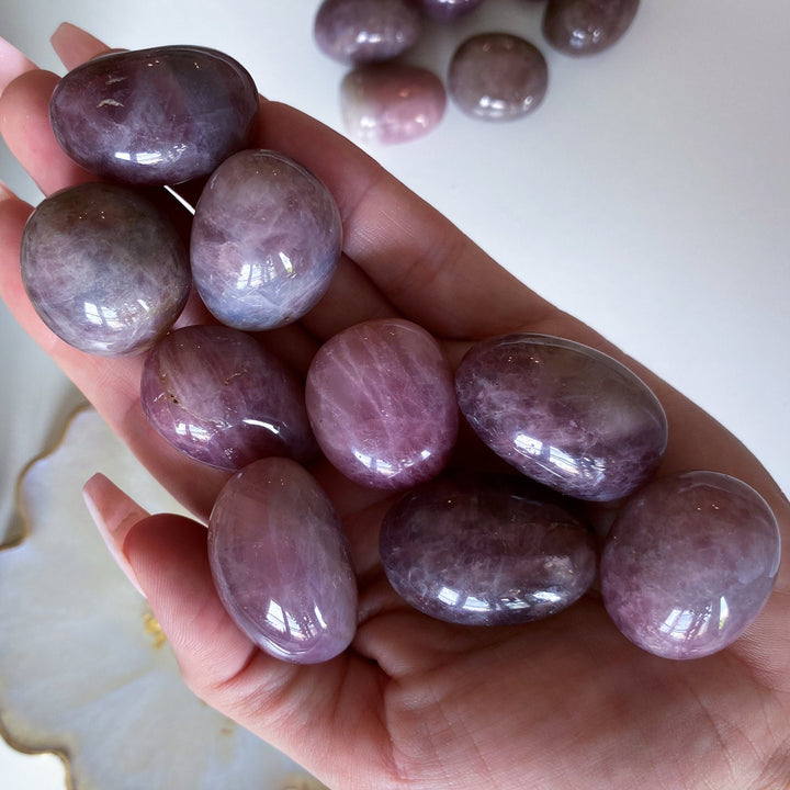 RARE Lavender Rose Quartz Tumble - Love Attractor - Self Love