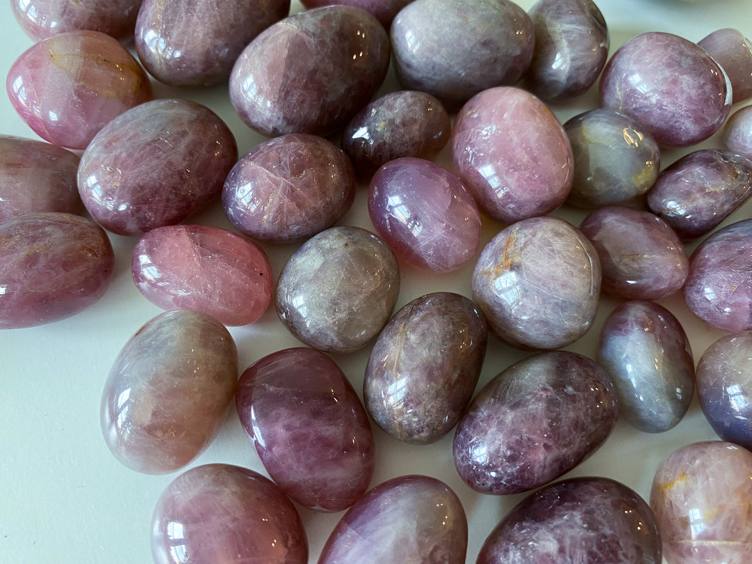 RARE Lavender Rose Quartz Tumble - Love Attractor - Self Love