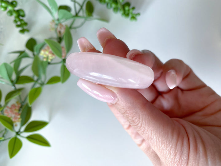 Rose Quartz Small Palm