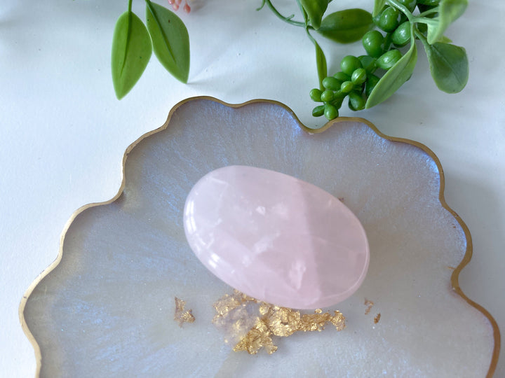 Rose Quartz Small Palm