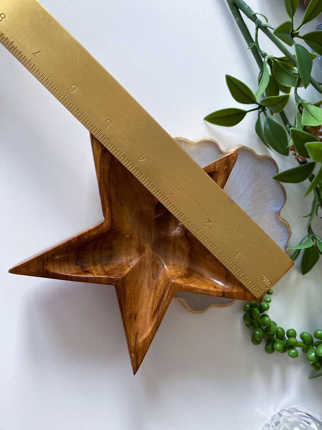 Handmade Star Wood Bowl