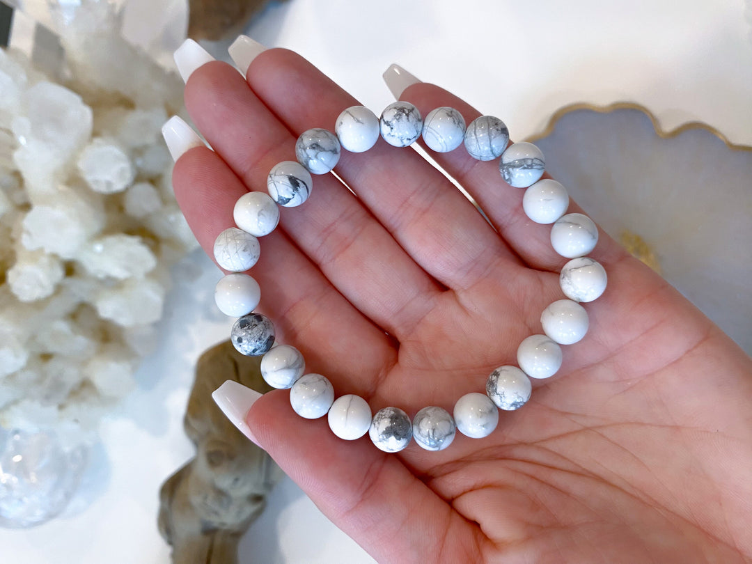 Howlite 8MM Bracelet