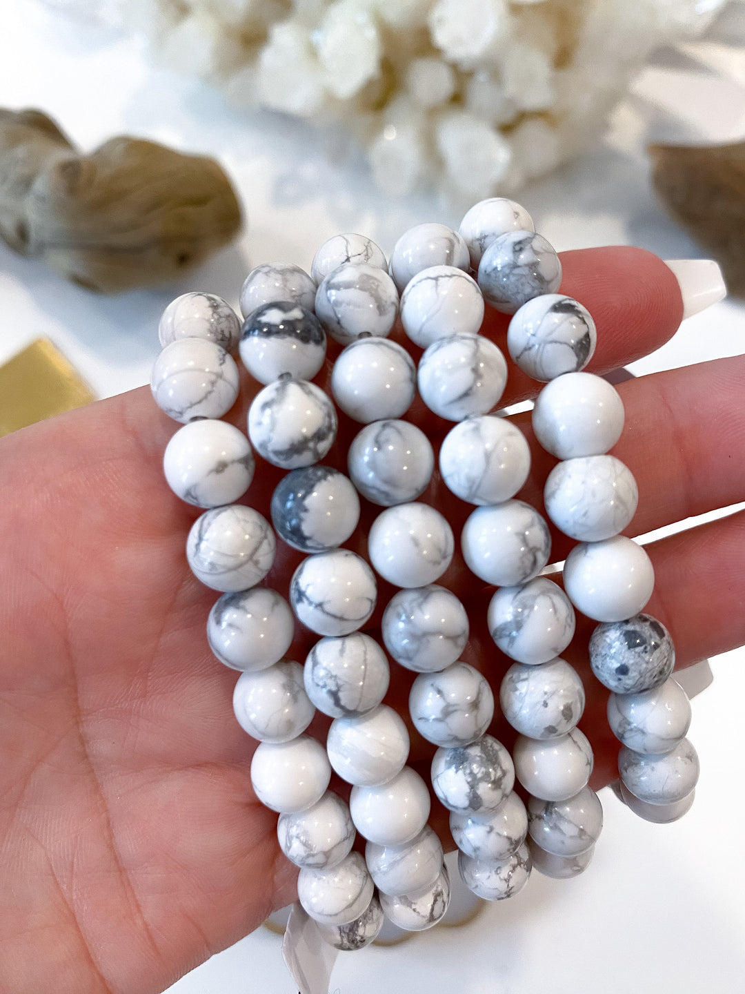 Howlite 8MM Bracelet