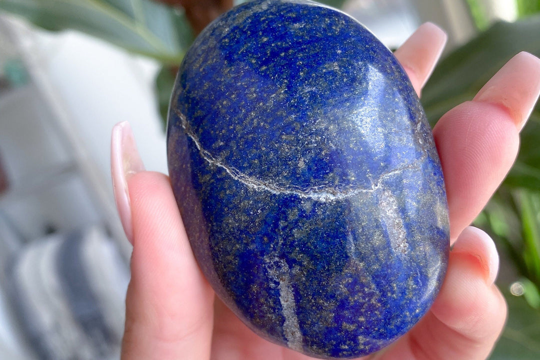 Lapis Lazuli Palm Stone - Imperfect