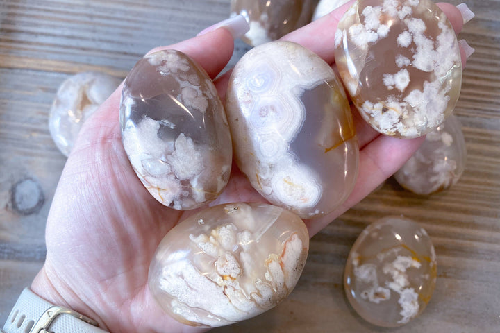 PICK Your Flower Agate Large Pebble