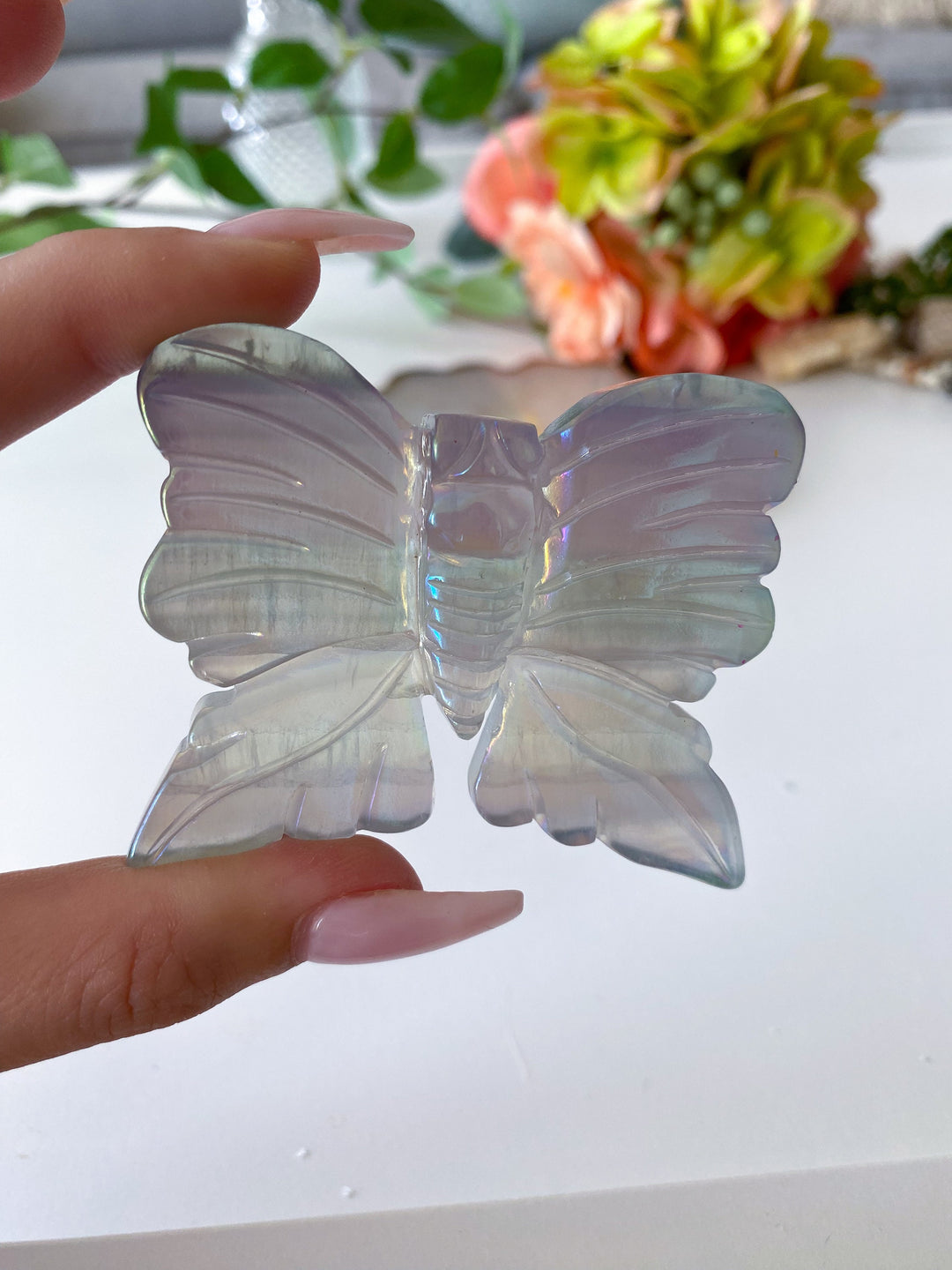 Angel Aura Butterfly Carving - Emotional Stability