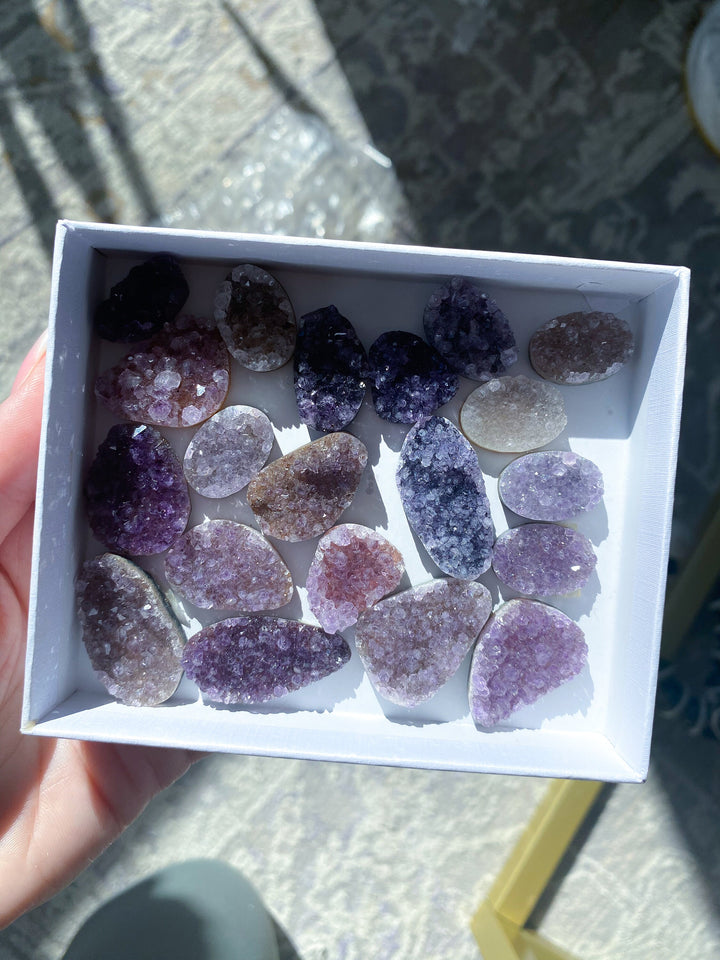 Rainbow Amethyst Mini Cluster Cabachon - You Choose