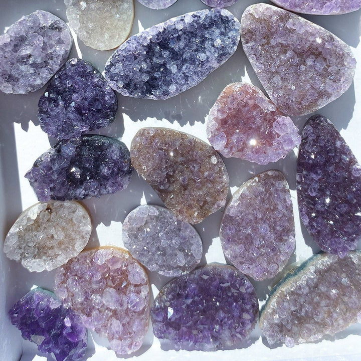 Rainbow Amethyst Mini Cluster Cabachon - You Choose