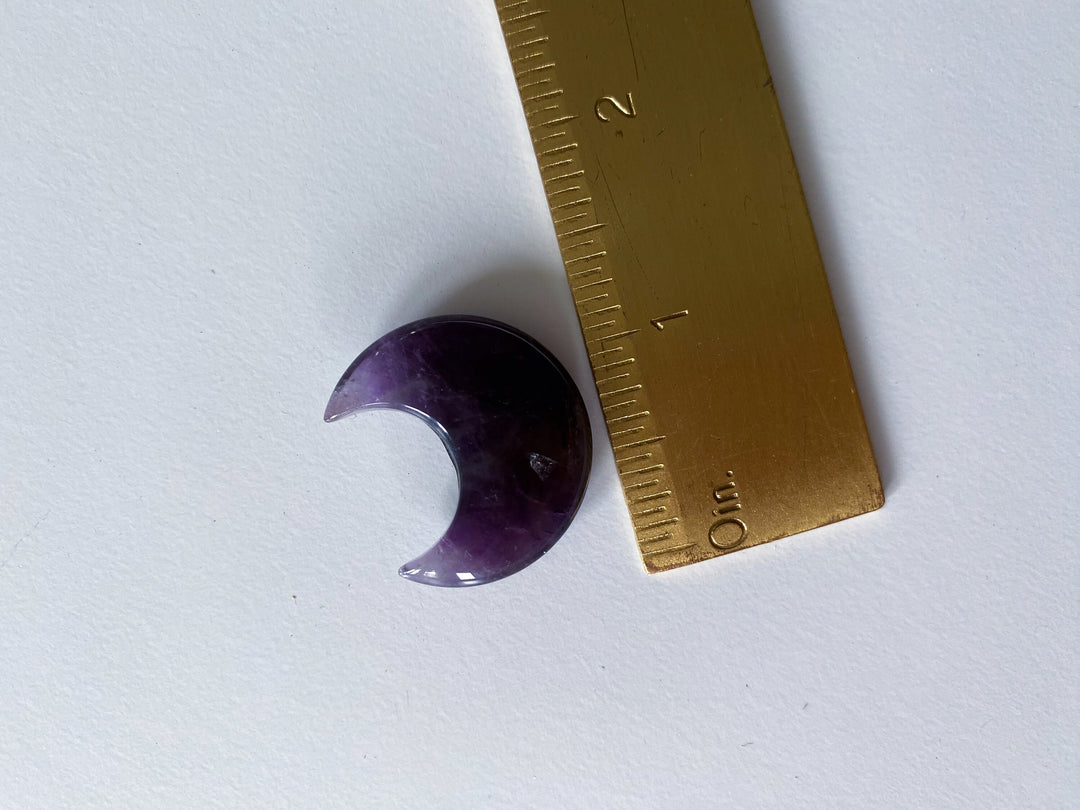 Amethyst Mini Moon 2"