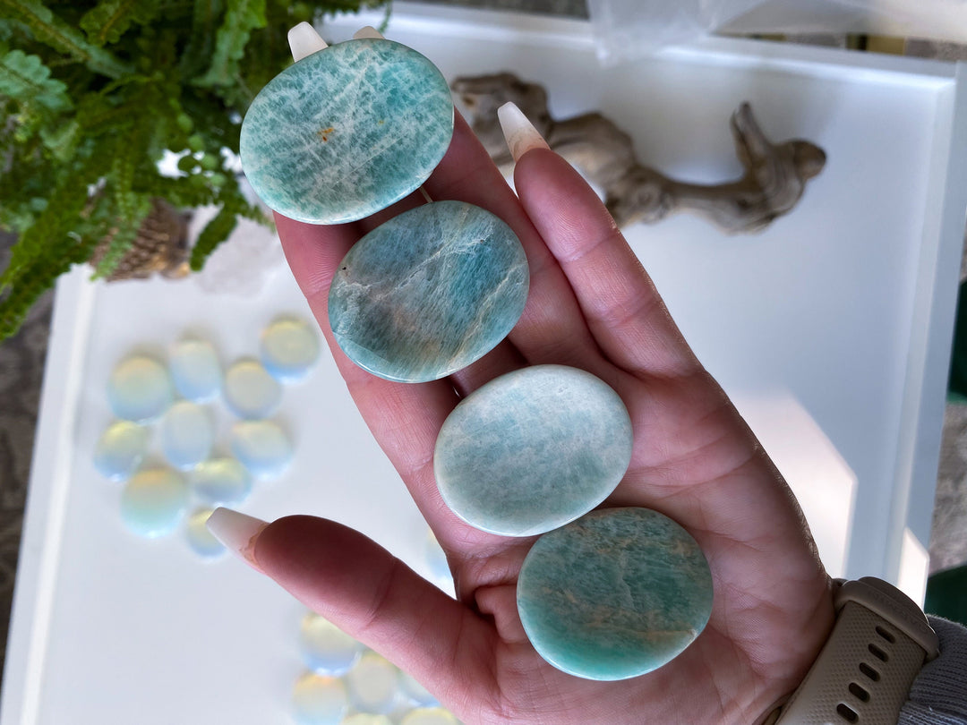 Amazonite Worry Stone