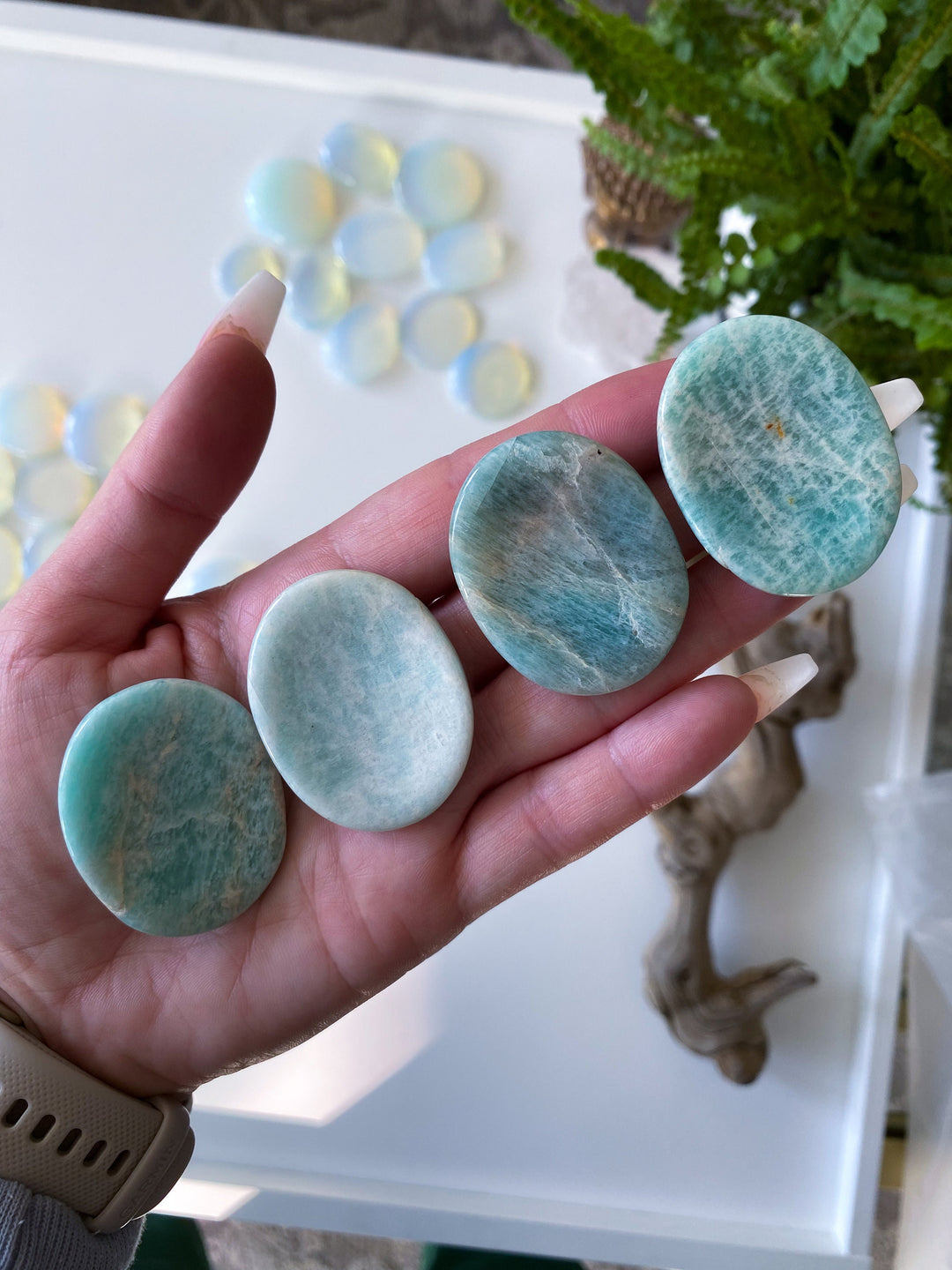 Amazonite Worry Stone