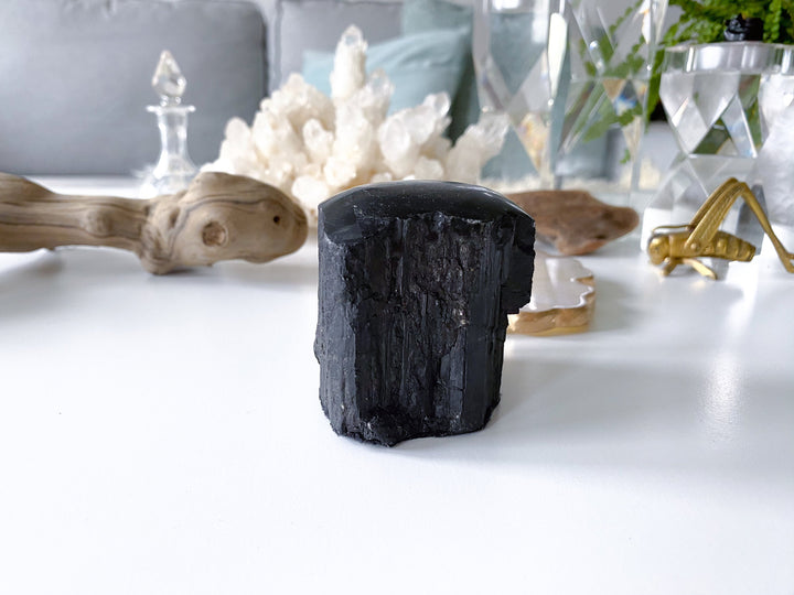 RAW Black Tourmaline Chunk - Get Exact Piece