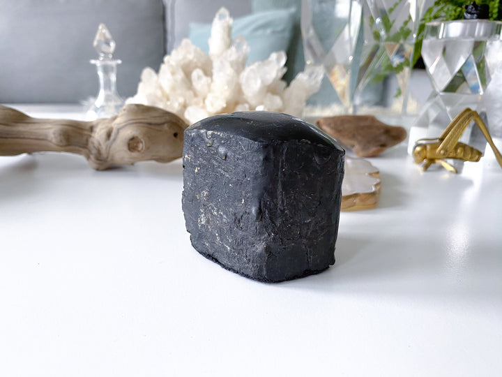 RAW Black Tourmaline Chunk - Get Exact Piece