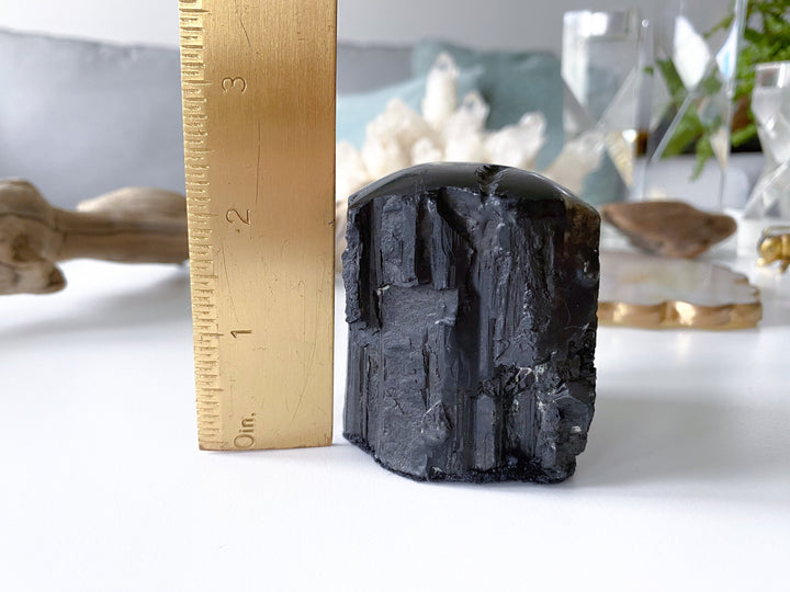 RAW Black Tourmaline Chunk - Get Exact Piece