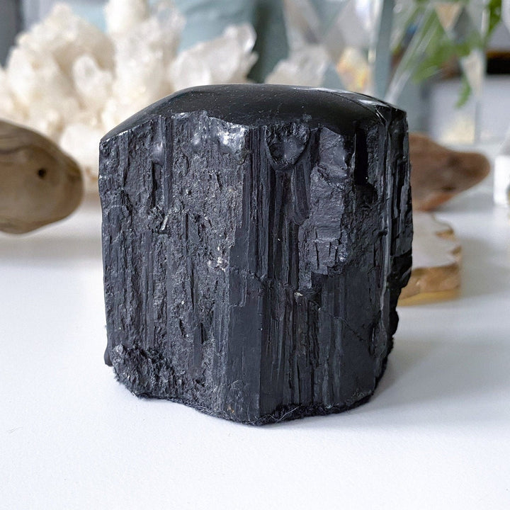 RAW Black Tourmaline Chunk - Get Exact Piece