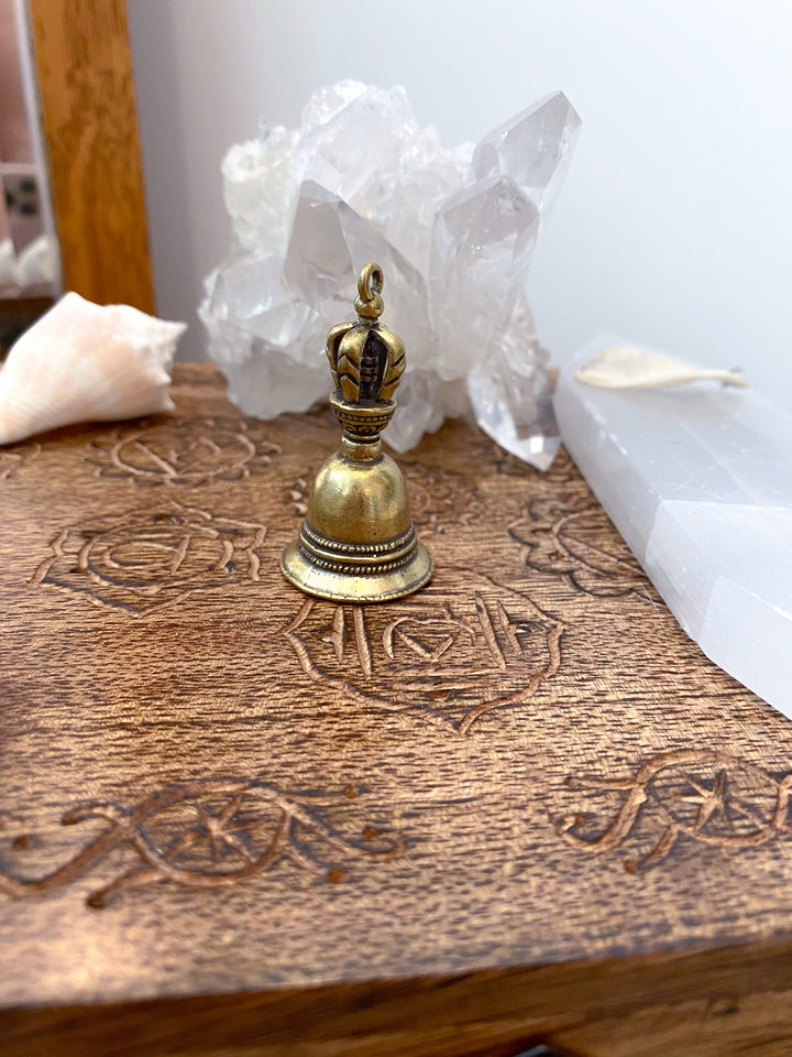 Small 1.5" Nepali Altar Bell - Hand Bell