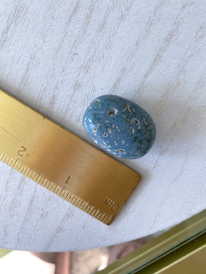 Grape Agate Tumbled Stone - Dreams Coming True - Stability - Composure
